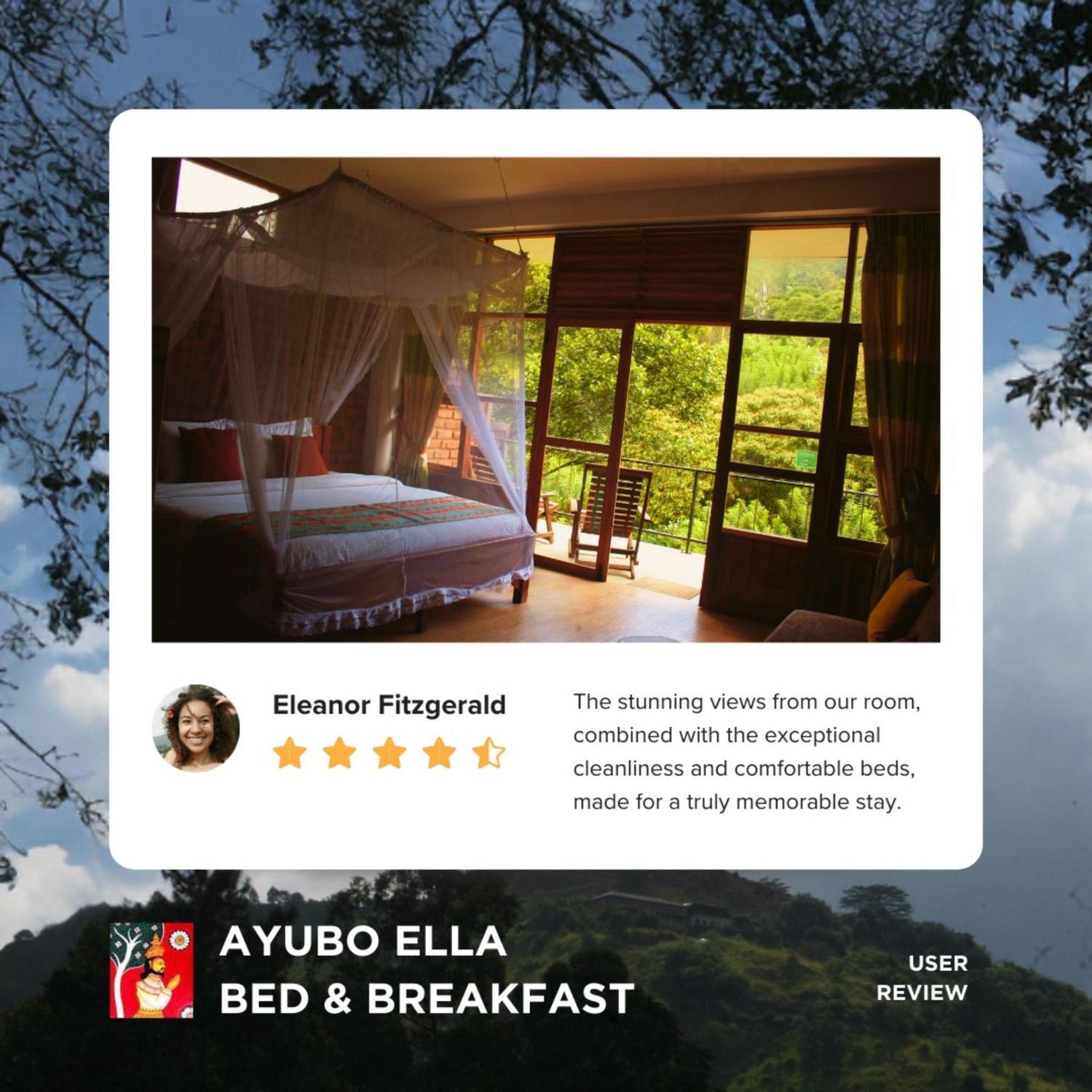 Ayubo Ella - Bed & Breakfast Exteriör bild